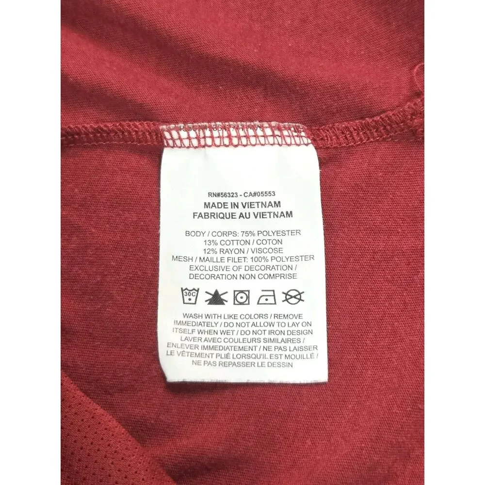 Air Jordan Oklahoma Sooners Shirt Mens Sz L Long Sleeve Performance NCAA OU C36